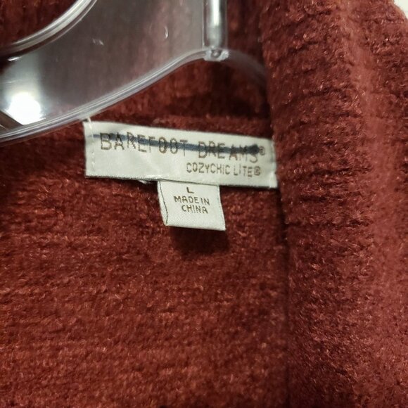 BAREFOOT DREAMS nwot CozyChic Lite Circle Lounge Cardigan Rosewood - Picture 7 of 9